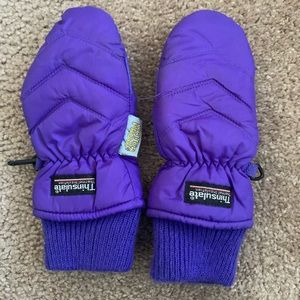 Kids snow mittens